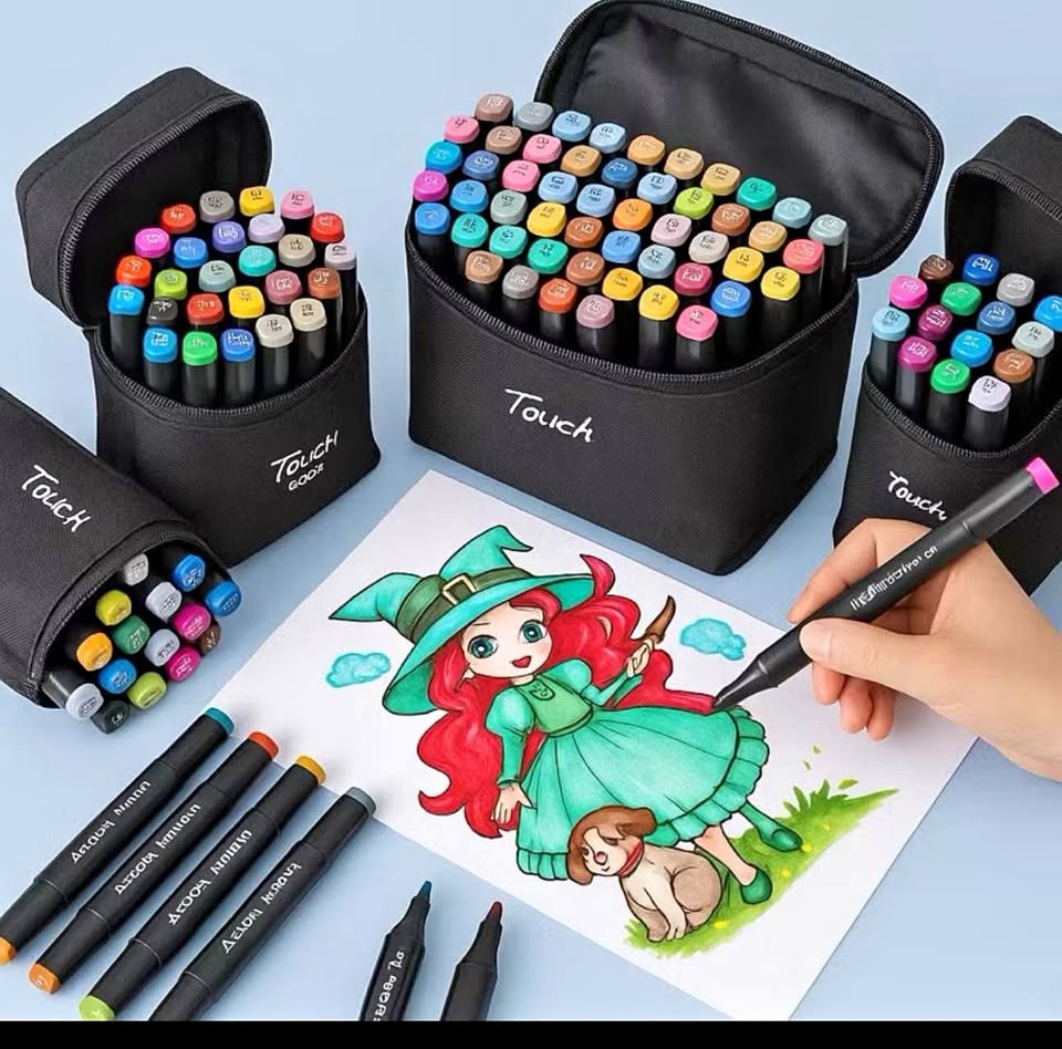 Plumones Punta De Pincel 120 Colores